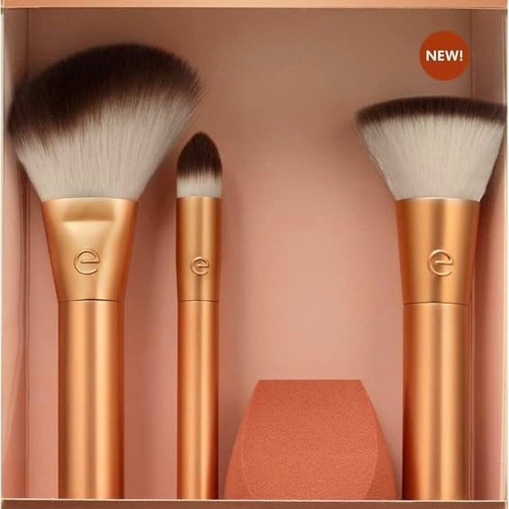 Precious Metals Face Blend + Sculpt Brush & Sponge Set New unused.